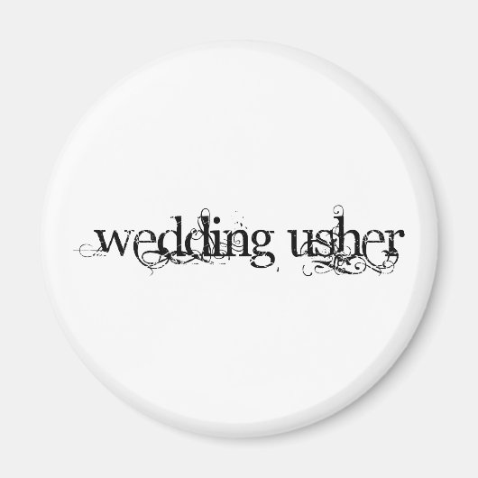 結婚式の介添え人 マグネット (正面)