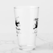 結婚式の仲の良い恋人同士の無限|カスタムのカップルの名前 タンブラーグラス (左)