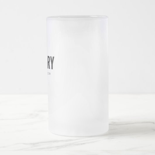 結婚式の仲人へのギフト 男の結婚パーティ ベストマン フロストグラスビールジョッキ (中央)