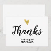 結婚式の仲人への感謝カード サンキューカード (正面/裏面)