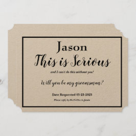 結婚式の仲人依頼　これは真剣な話 名前 オプション 招待状