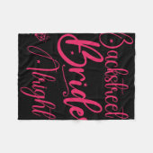 結婚式の仲間たち フリースブランケット (正面(横))