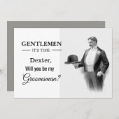 結婚式の伴侶にお願いするカード 招待状 (正面/裏面)