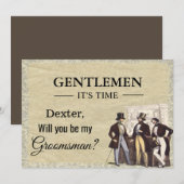 結婚式の伴侶にしてくれませんか？のお願いカード 招待状 (正面/裏面)