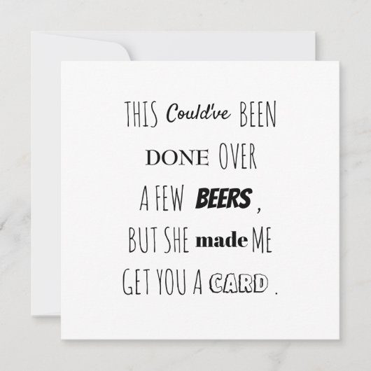 結婚式の伴侶/最高の男の名刺をくれる？ カード (正面)