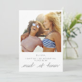 結婚式の伴娘にしてくれる？ カード (スタンド正面)