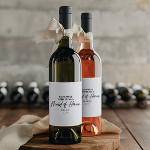 結婚式の伴娘に最適なプレゼントのアイデア ワインラベル