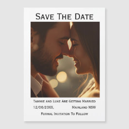 結婚式の保存日フォトマグネット