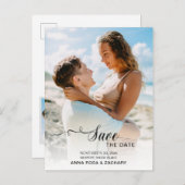 *~*結婚式の保存日 – QRコードウェブサイトAR6 ポストカード (正面/裏面)