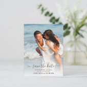 *~*結婚式の保存日 – QR WebサイトAR6 ポストカード (スタンド正面)