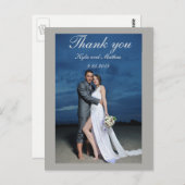 結婚式の写真ありがとう ポストカード (正面/裏面)