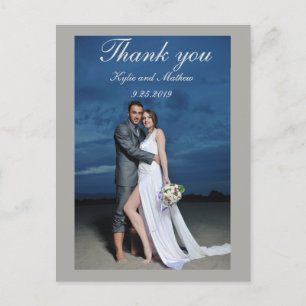 結婚式の写真ありがとう ポストカード