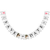 結婚式の写真の保存ユニーク発表 バンティングフラッグ (全)