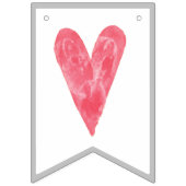 結婚式の写真の保存ユニーク発表 バンティングフラッグ (第1の旗)