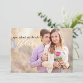 結婚式の写真の灰色の保存日付 セーブザデート (スタンド正面)