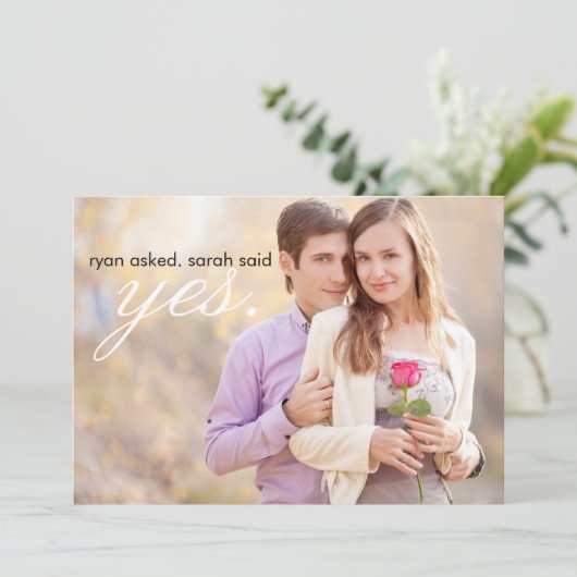 結婚式の写真の灰色の保存日付 セーブザデート (スタンド正面)