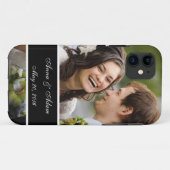 結婚式の写真の記念品 Case-Mate iPhoneケース (裏面(横))
