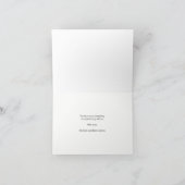 結婚式の写真を使った感謝カード サンキューカード (内部)