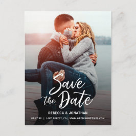 結婚式の写真を使ったSave the Dateのポストカード | 安価 案内ポストカード