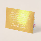 結婚式の写真を追加 箔カード (正面)