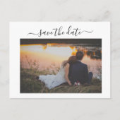 結婚式の写真カリグラフィー ウェディング 招待状 (正面)