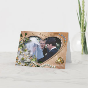 結婚式の写真カード カード