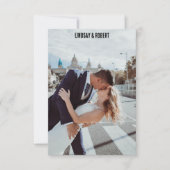 結婚式の写真カード サンキューカード (正面)