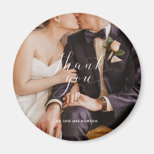 結婚式の写真入りサンクスカード マグネット