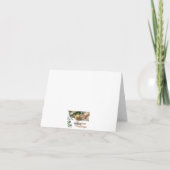 結婚式の写真感謝カード サンキューカード (裏面)