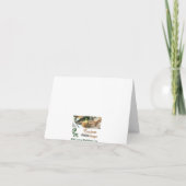 結婚式の写真感謝カード サンキューカード (裏面)