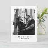 結婚式の写真招待状（出欠回答付き） 招待状 (スタンド正面)