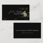 結婚式の写真撮影の名刺のテンプレート 名刺 (正面/裏面)