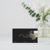 結婚式の写真撮影の名刺 名刺 (スタンド正面)