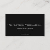 結婚式の写真撮影の名刺 名刺 (裏面)