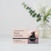 結婚式の写真撮影の名刺 名刺 (スタンド正面)