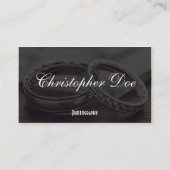 結婚式の写真撮影の名刺 名刺 (裏面)