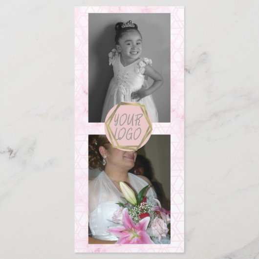 結婚式の写真撮影料金ラックカード メニュー (裏面)