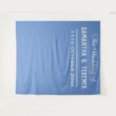 結婚式の写真用背景ウォールハンガー タペストリー (正面(横))