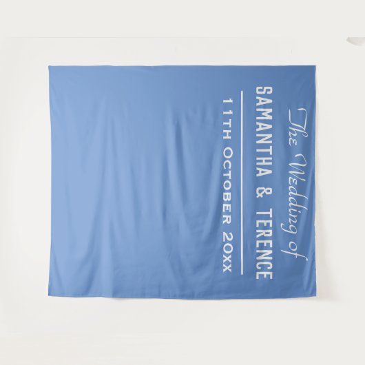 結婚式の写真用背景ウォールハンガー タペストリー (正面(横))