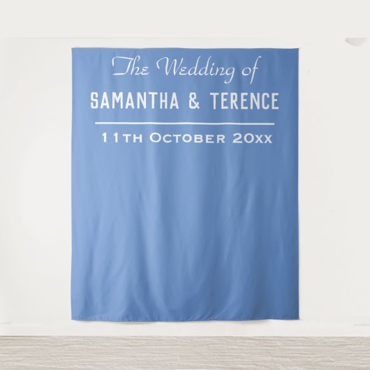 結婚式の写真用背景ウォールハンガー タペストリー (正面)