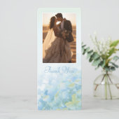 結婚式の写真　ハイドランジアのカードをありがとう 招待状 (スタンド正面)