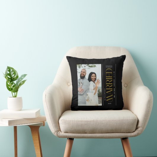 結婚式の写真 新婚夫婦 クリスマス クッション (椅子)