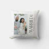 結婚式の写真 新婚夫婦 クリスマス クッション (正面)