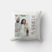 結婚式の写真 新婚夫婦 クリスマス クッション (正面)