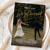 結婚式の写真 案内状