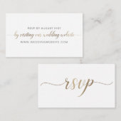 結婚式の出欠オンラインカード エンクロージャーカード (正面/裏面)