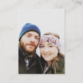 結婚式の出欠確認オンラインQRコード写真 エンクロージャーカード (裏面)