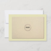 結婚式の出欠確認カード ラブリブ 婚約カード 出欠カード (裏面)