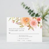 結婚式の出欠確認テンプレート 招待状 (スタンド正面)