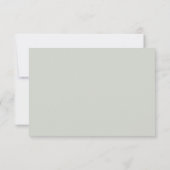 結婚式の出欠確認 | 田舎風のピーチブロッサムと淡いピンク 出欠カード (裏面)